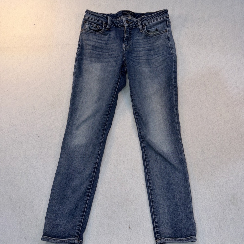 Lucky Brand Jeans Womens Size 6/28 Blue Lolita Super Skinny Low Rise Stretch